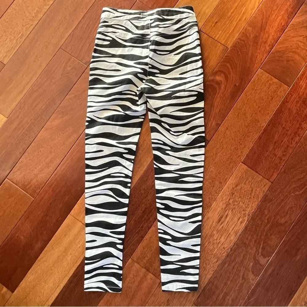Free People Zebra Belle Printed Skinny Stretch Pants 26 We The Free